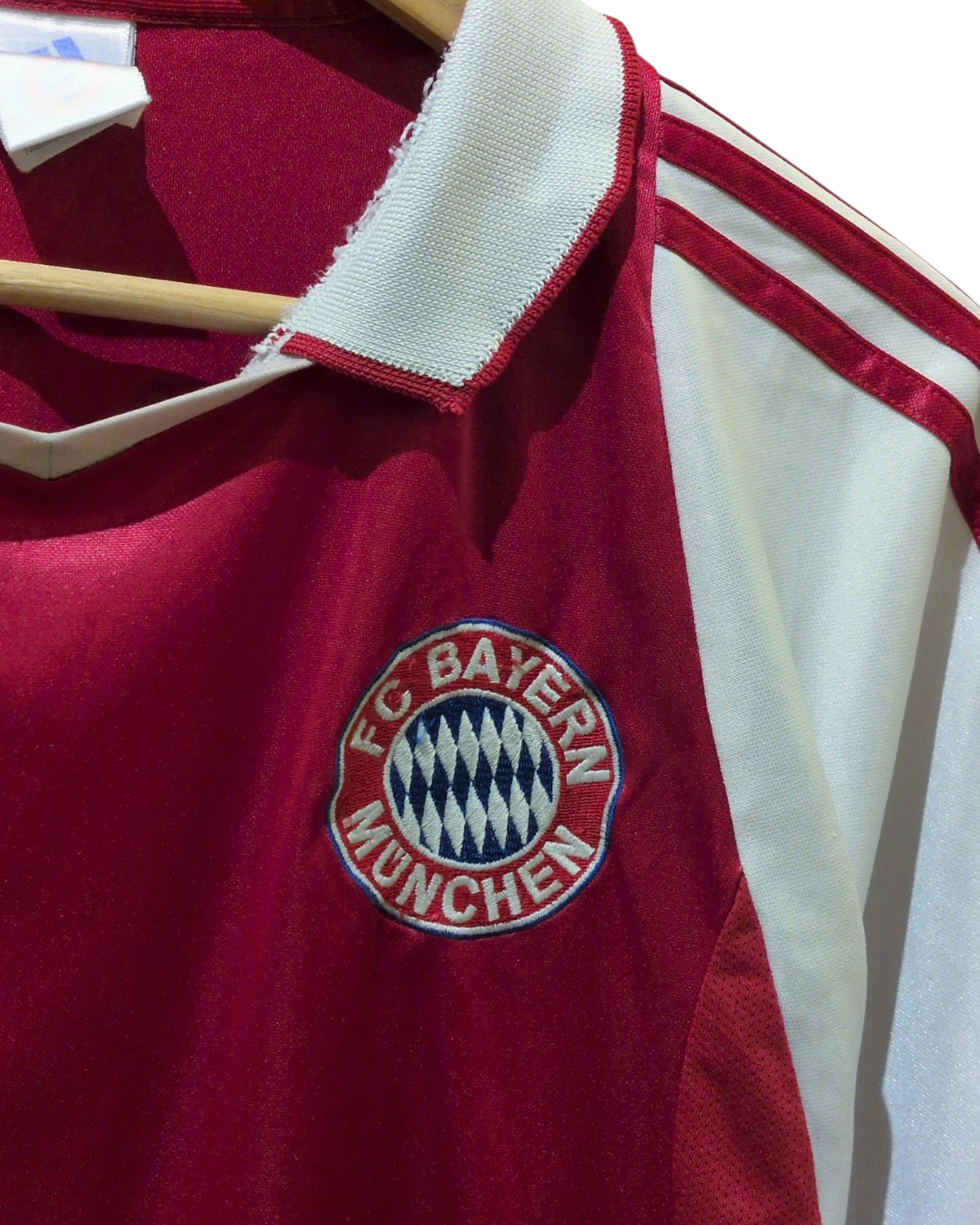 2003-04 Bayern Munich Adidas Home Shirt #7 Scholl - (M)