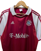 2003-04 Bayern Munich Adidas Home Shirt #7 Scholl - (M)