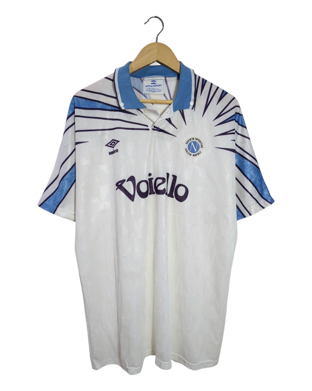 1991-93 Napoli Umbro Away Shirt - (XL)