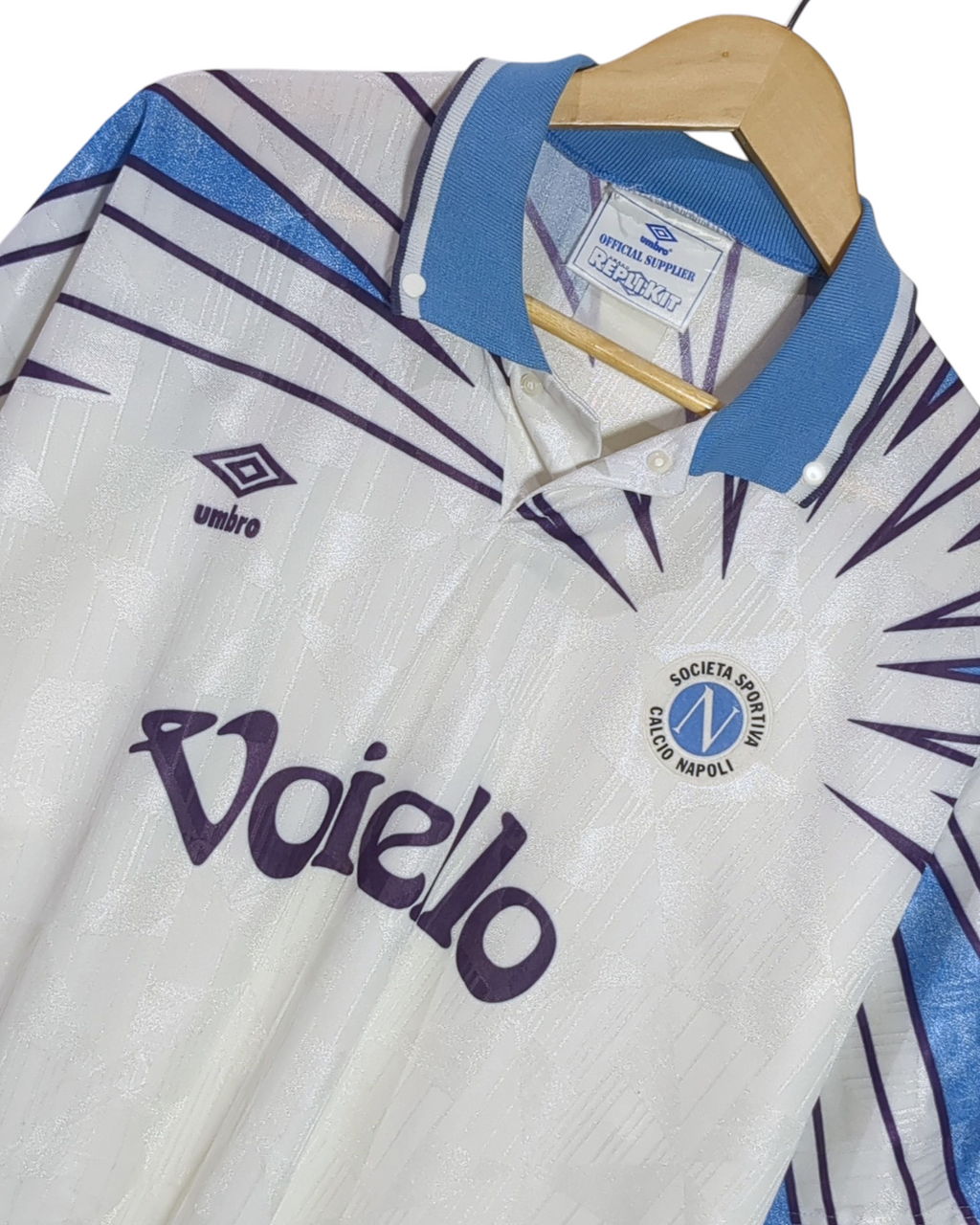 1991-93 Napoli Umbro Away Shirt - (XL)