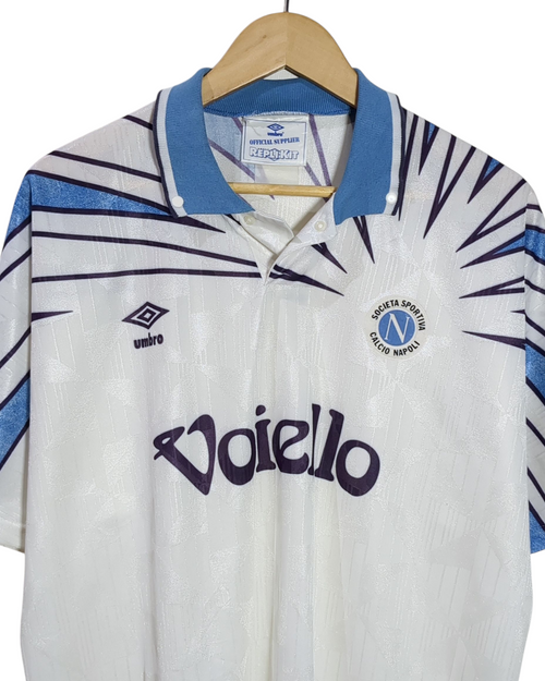 1991-93 Napoli Umbro Away Shirt - (XL)