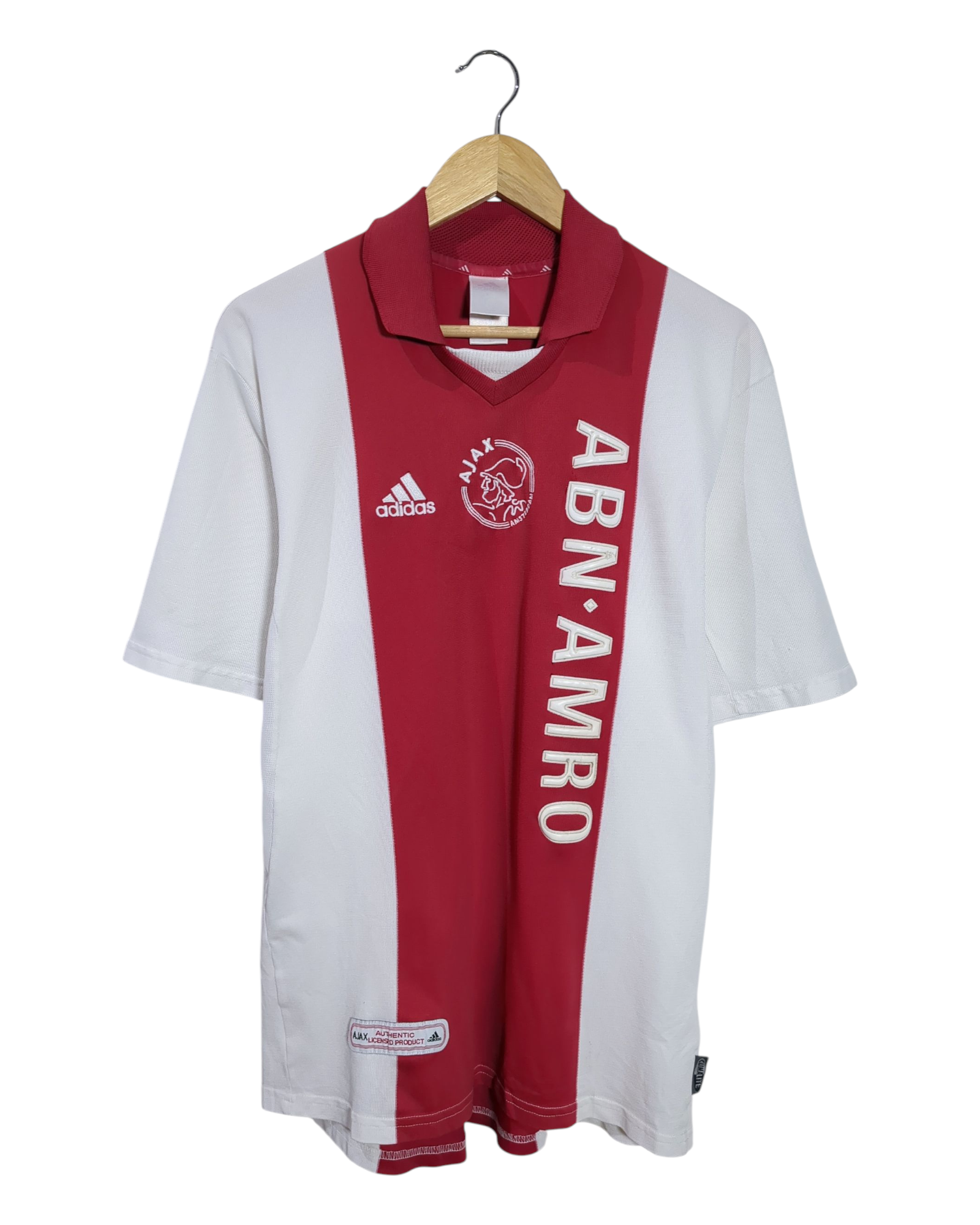 2000-01 Ajax Adidas Home Shirt - (L)
