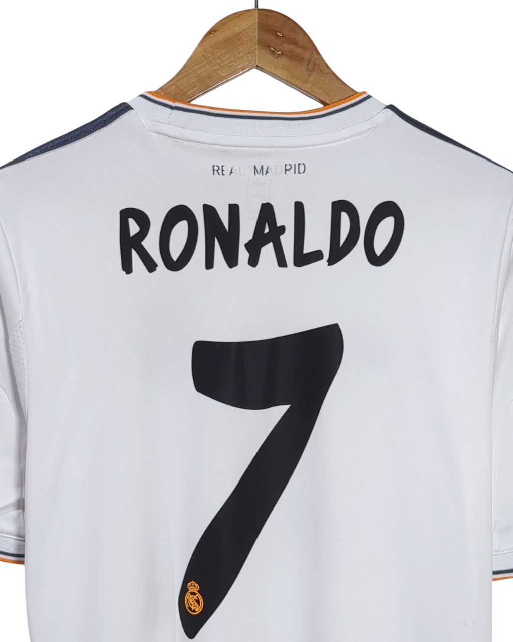 2013-14 Real Madrid Adidas Home Shirt #7 Ronaldo - (S)