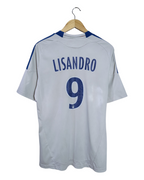 2010-11 Olympique Lyonnais Adidas Home Shirt #9 Lisandro - (M)