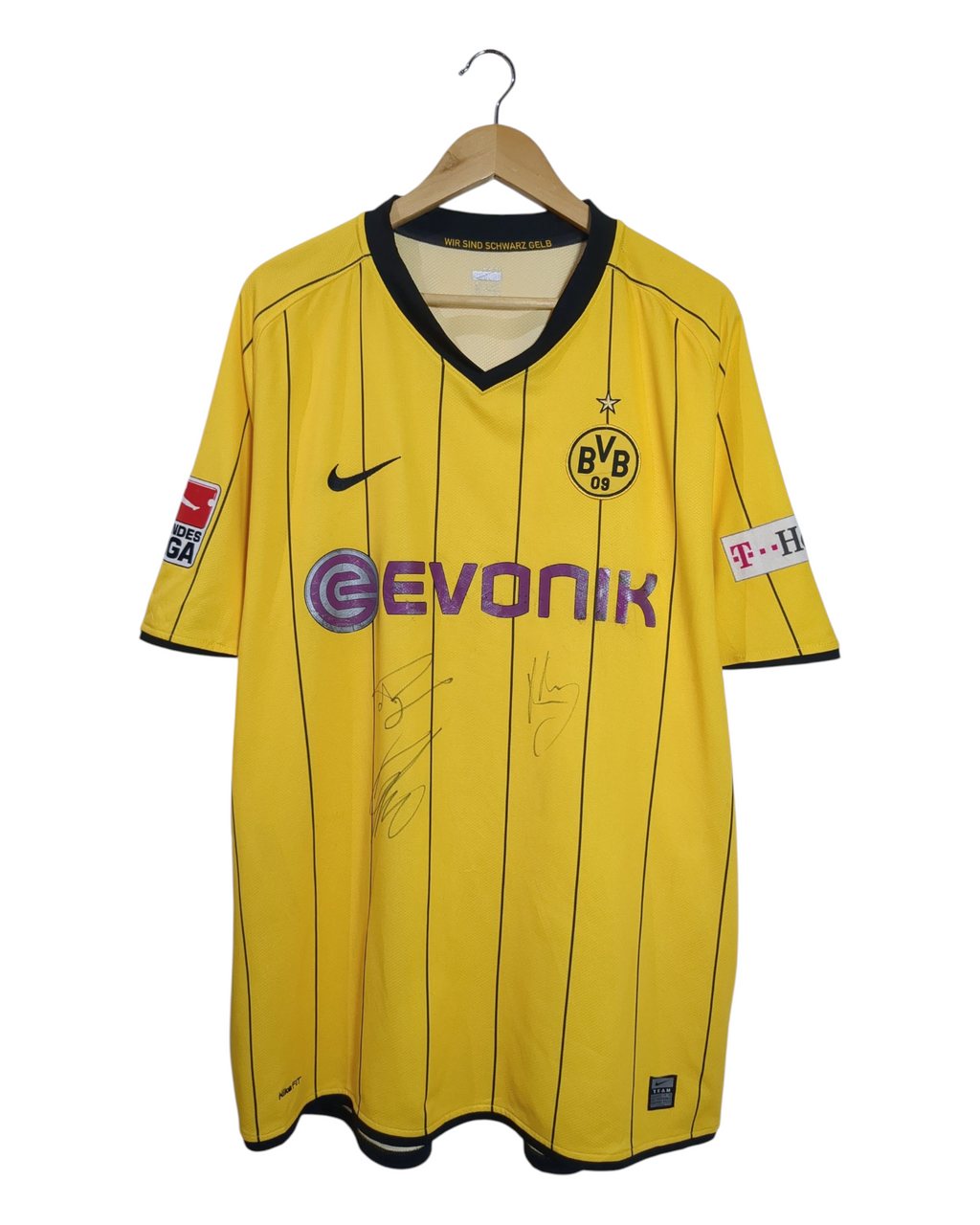 2008-09 Borussia Dortmund Nike Signed Home Shirt - (XL)