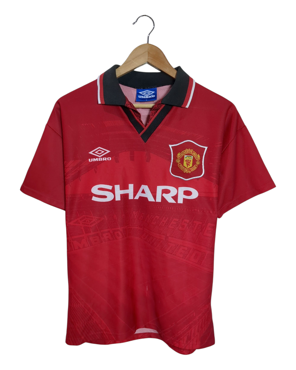 1994-96 Manchester United Umbro Home Shirt - (Y)