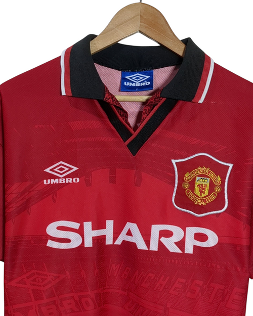 1994-96 Manchester United Umbro Home Shirt - (Y)