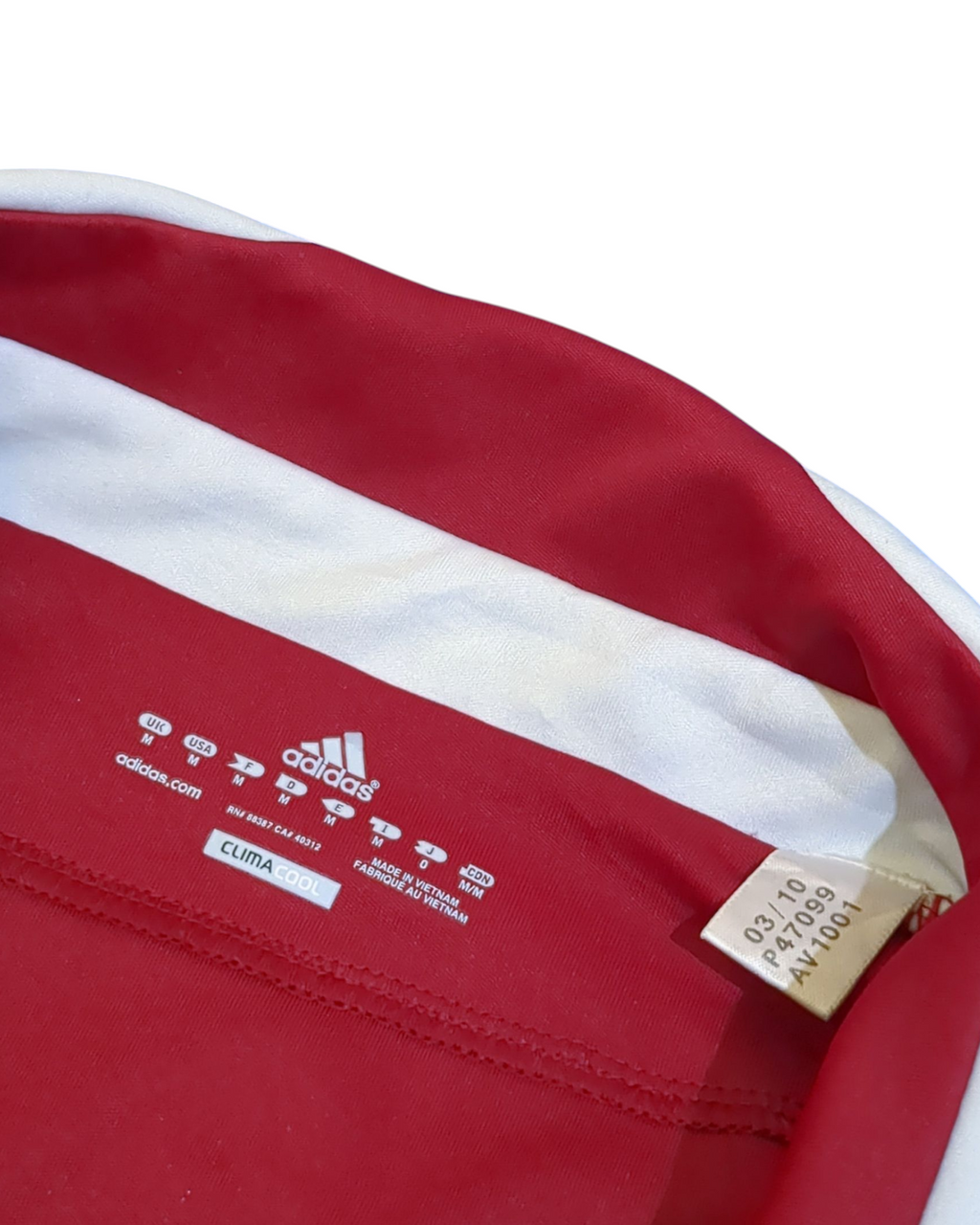 2010-11 Denmark Adidas Home Shirt #4 Agger - (M)
