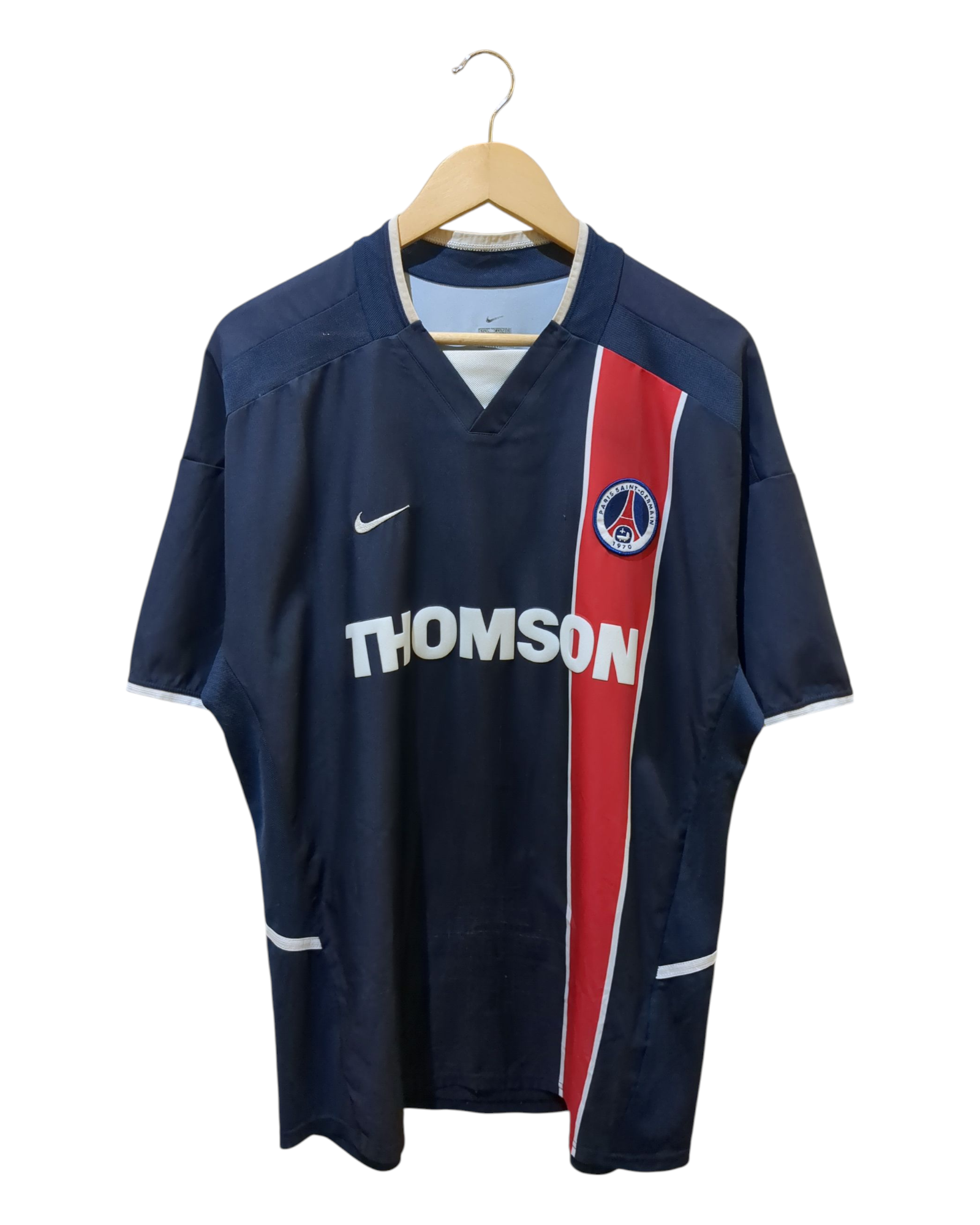 2002-03 PSG Nike Home Shirt #10 Ronaldinho - (L)