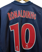 2002-03 PSG Nike Home Shirt #10 Ronaldinho - (L)