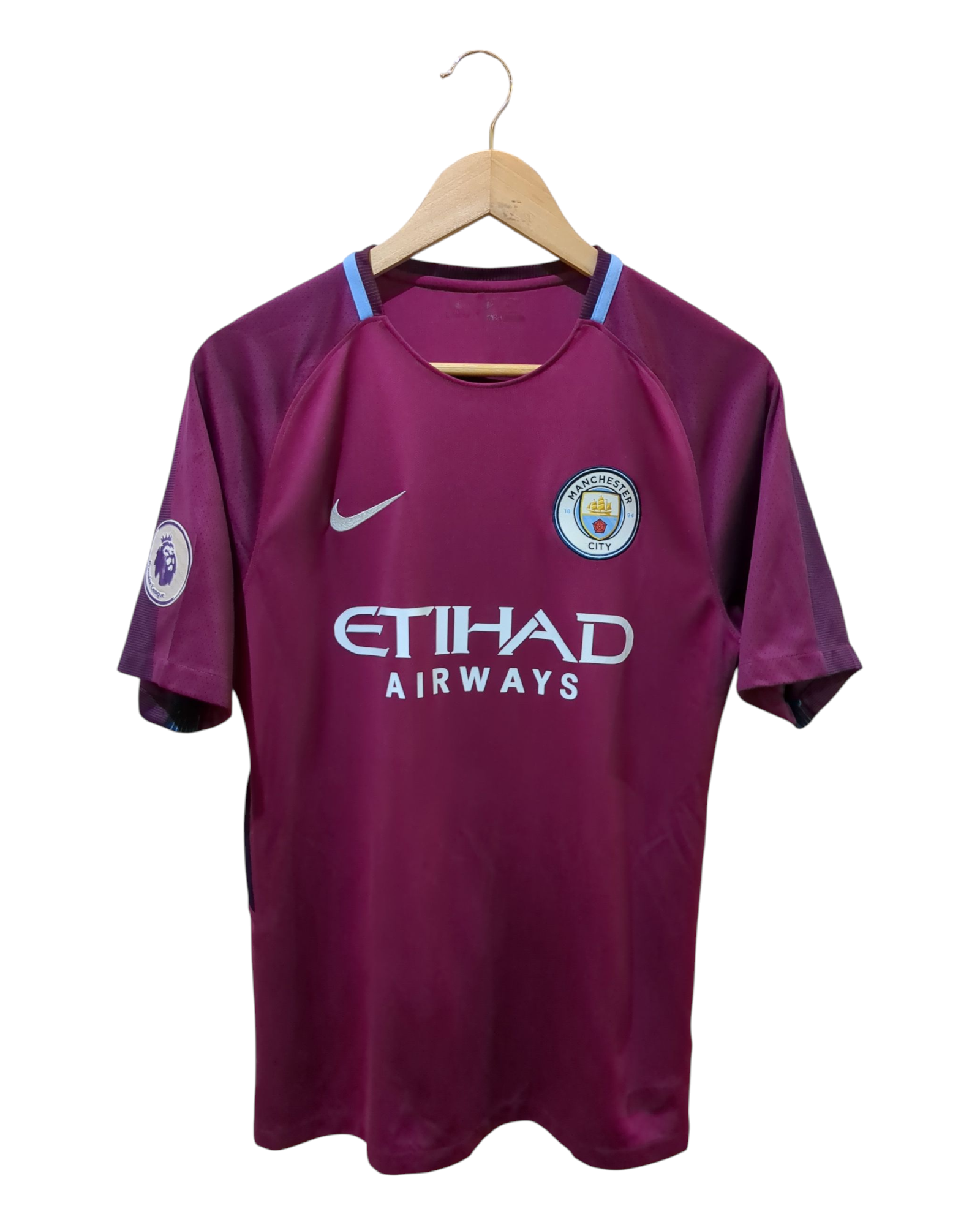 2017-18 Manchester City Nike Away Shirt #17 De Bruyne - (M)