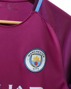 2017-18 Manchester City Nike Away Shirt #17 De Bruyne - (M)