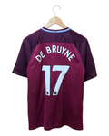 2017-18 Manchester City Nike Away Shirt #17 De Bruyne - (M)
