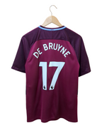 2017-18 Manchester City Nike Away Shirt #17 De Bruyne - (M)