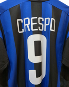 2002-03 Inter Milan Nike Home Shirt #9 Crespo - (L)