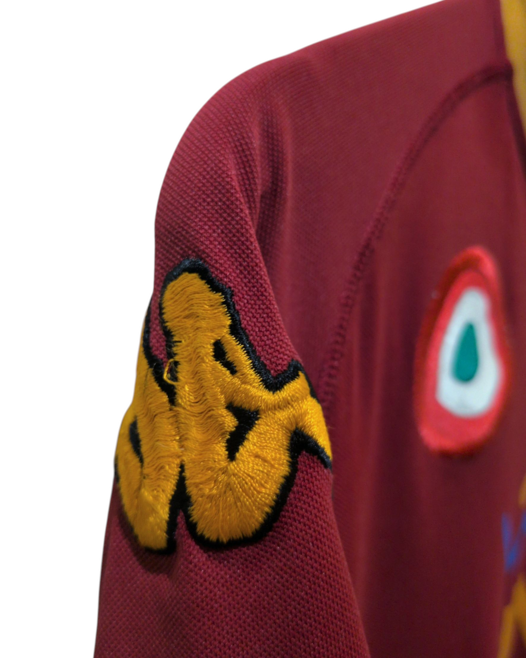 2007-08 AS Roma Kappa Home Shirt #10 Totti - (L)