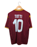 2007-08 AS Roma Kappa Home Shirt #10 Totti - (L)