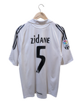 2005-06 Real Madrid Adidas Home Shirt #5 Zidane - (XL.Boys)