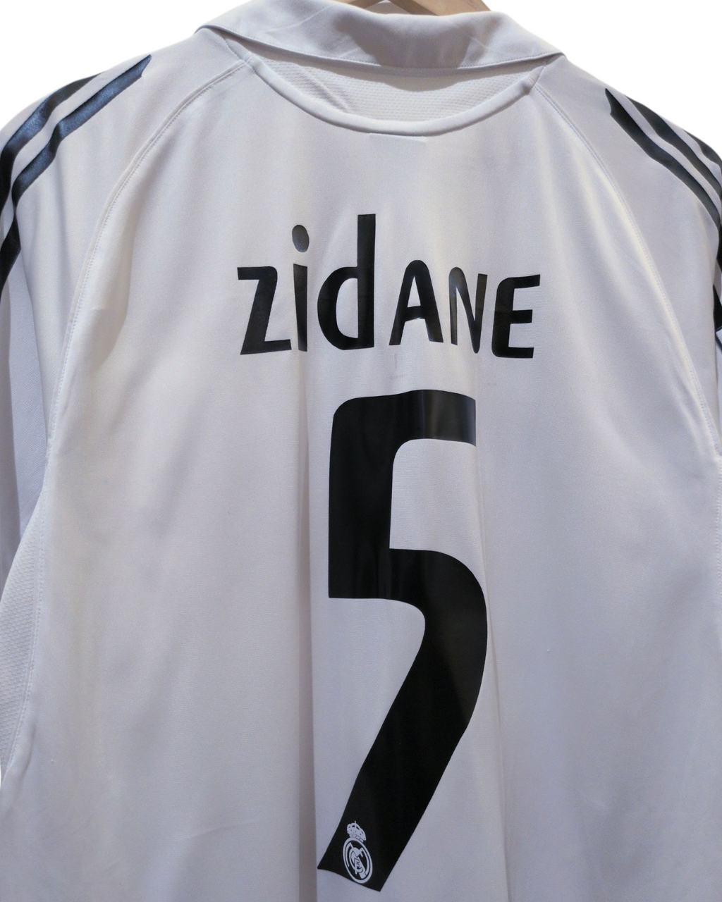 2005-06 Real Madrid Adidas Home Shirt #5 Zidane - (XL.Boys)