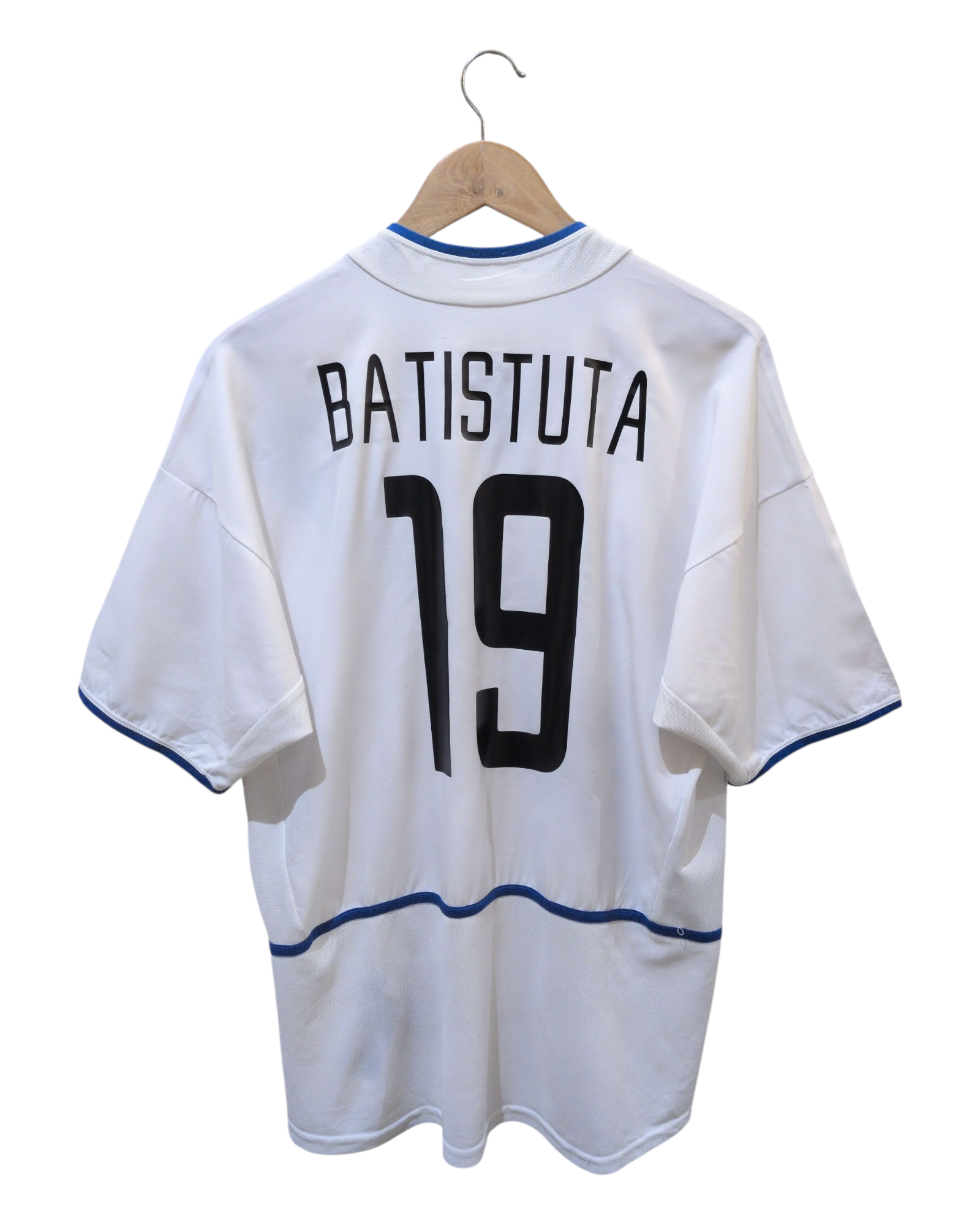 2002-03 Inter Milan Nike Away Shirt #19 Batistuta - (M)