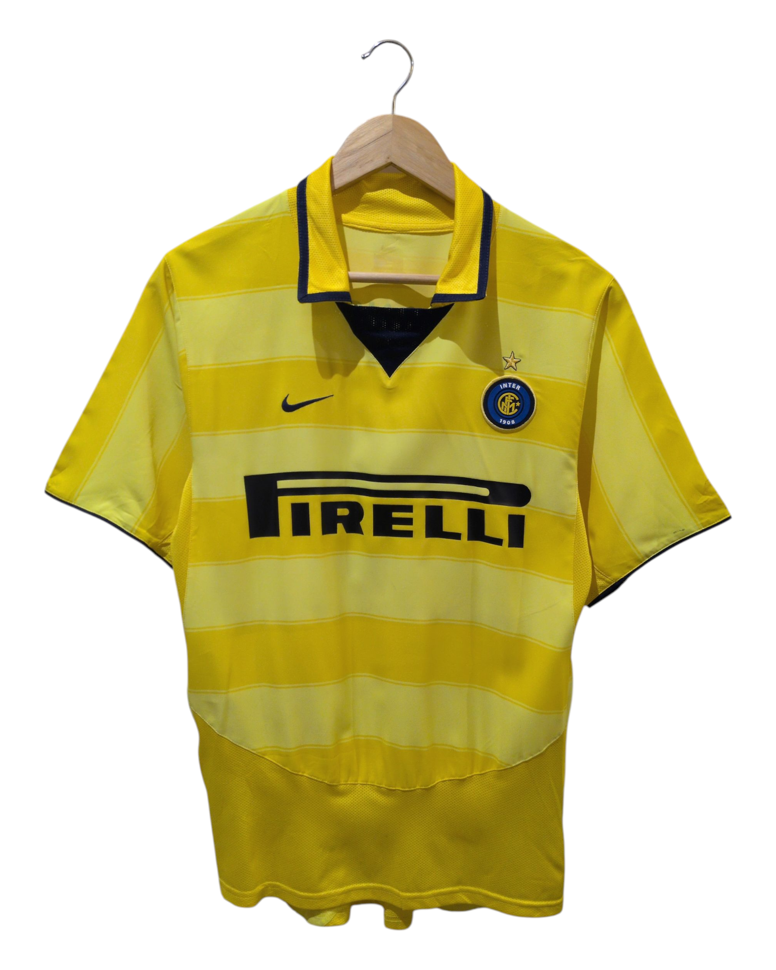 2003-04 Inter Milan Nike Away Shirt #4 J.Zanetti - (S)