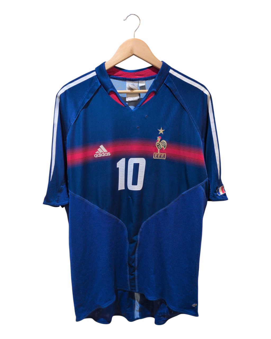 2004-06 France Adidas Home Shirt #10 Zidane - (XL)