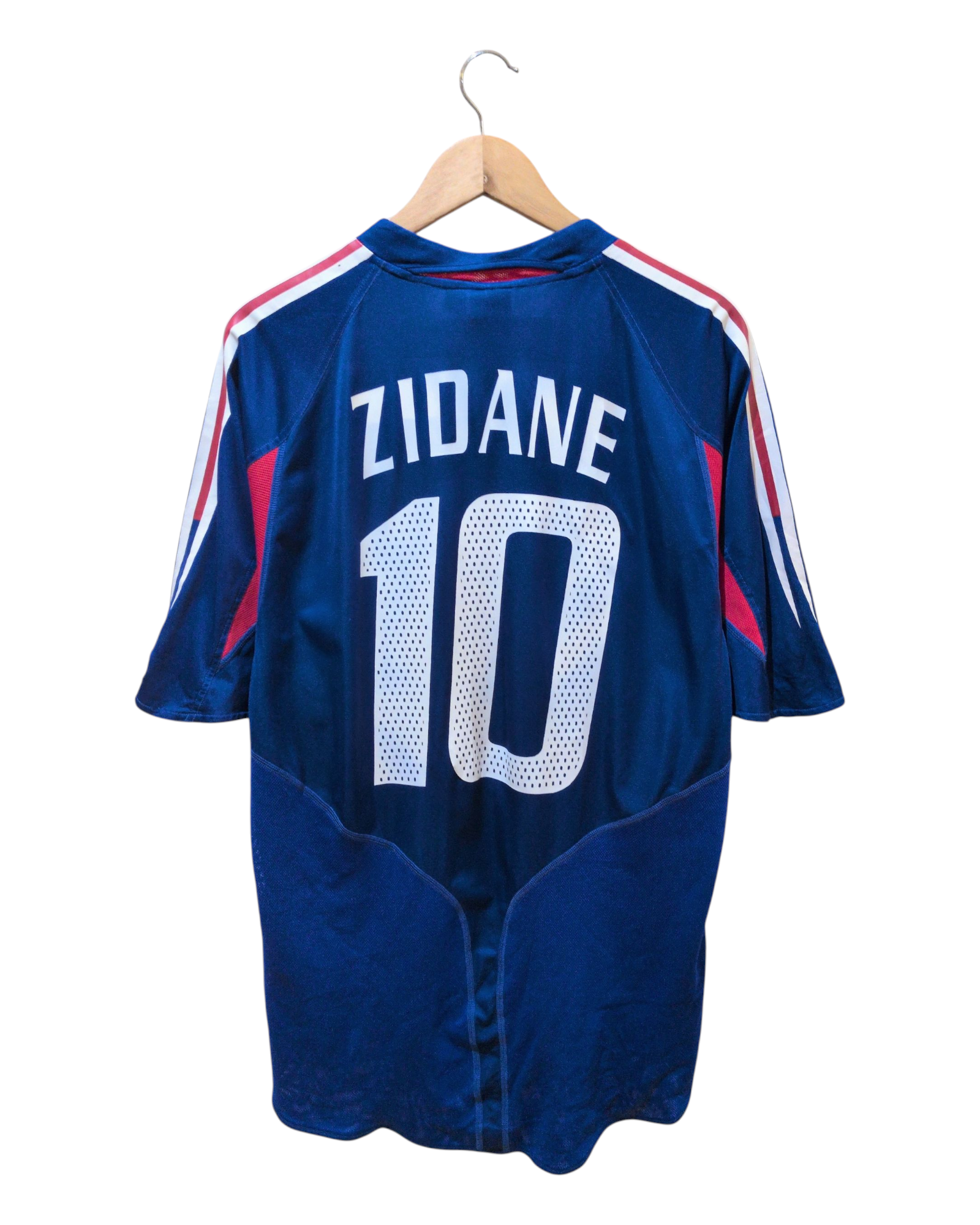 2004-06 France Adidas Home Shirt #10 Zidane - (XL)