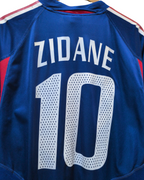 2004-06 France Adidas Home Shirt #10 Zidane - (XL)