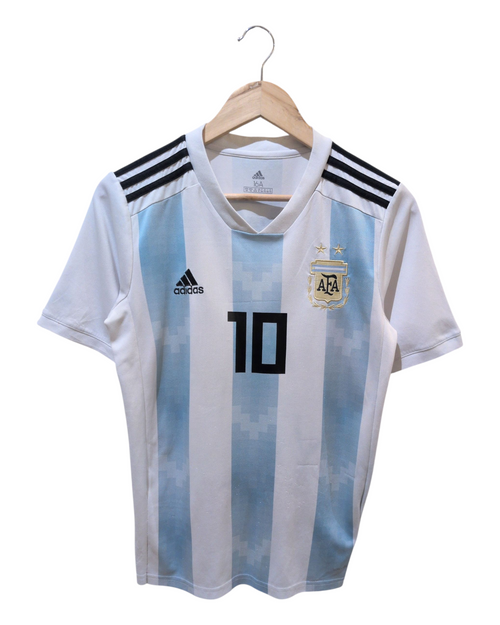 2018-19 Argentina Adidas Home Shirt #10 Messi - (XL.Boys)