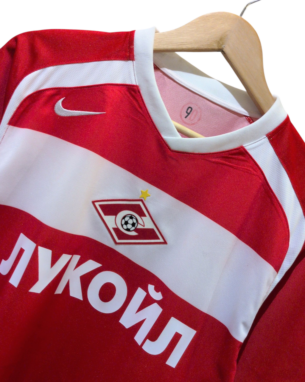 2006-07 Spartak Moscow Nike Home Shirt #9 Titov - (M)