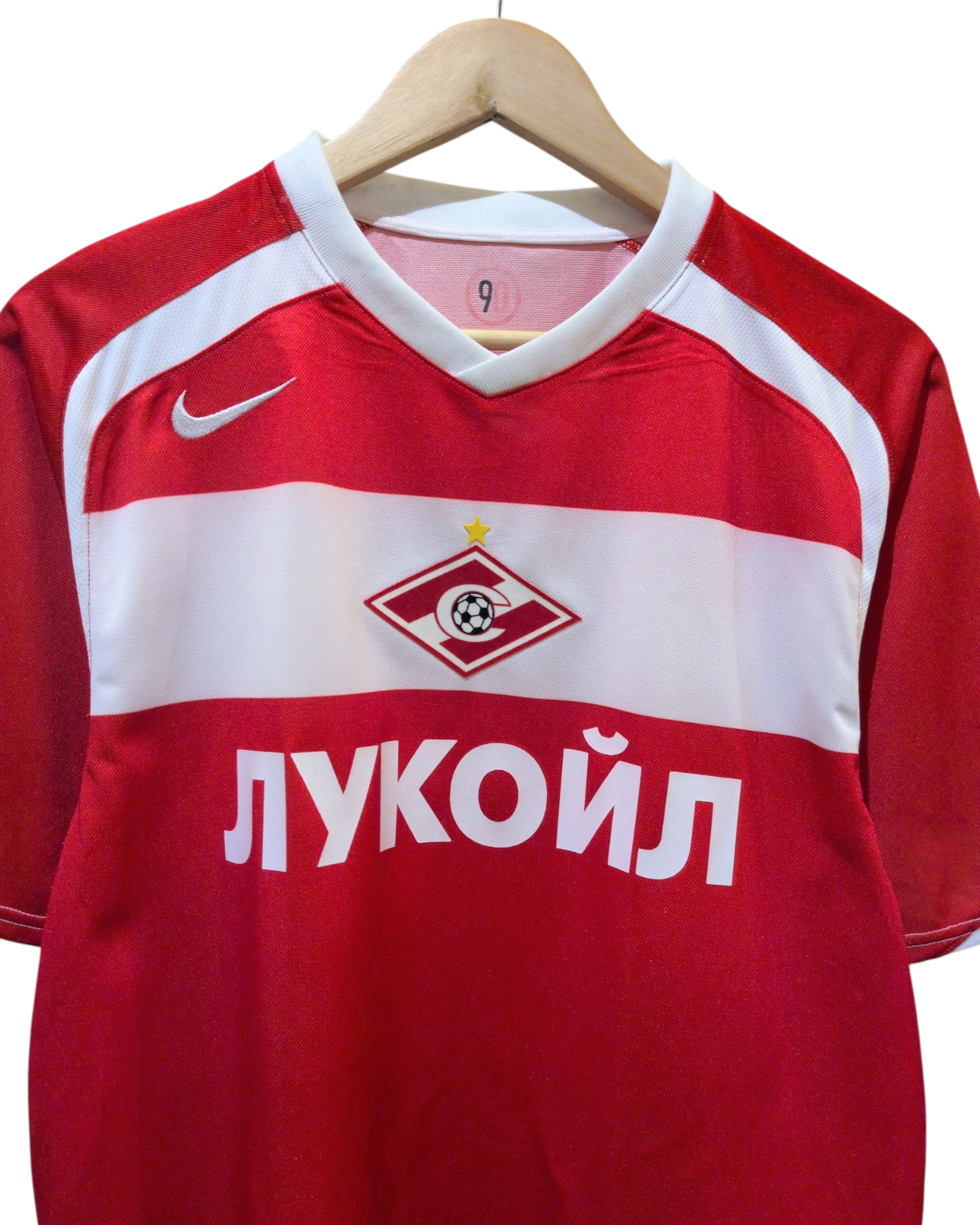 2006-07 Spartak Moscow Nike Home Shirt #9 Titov - (M)