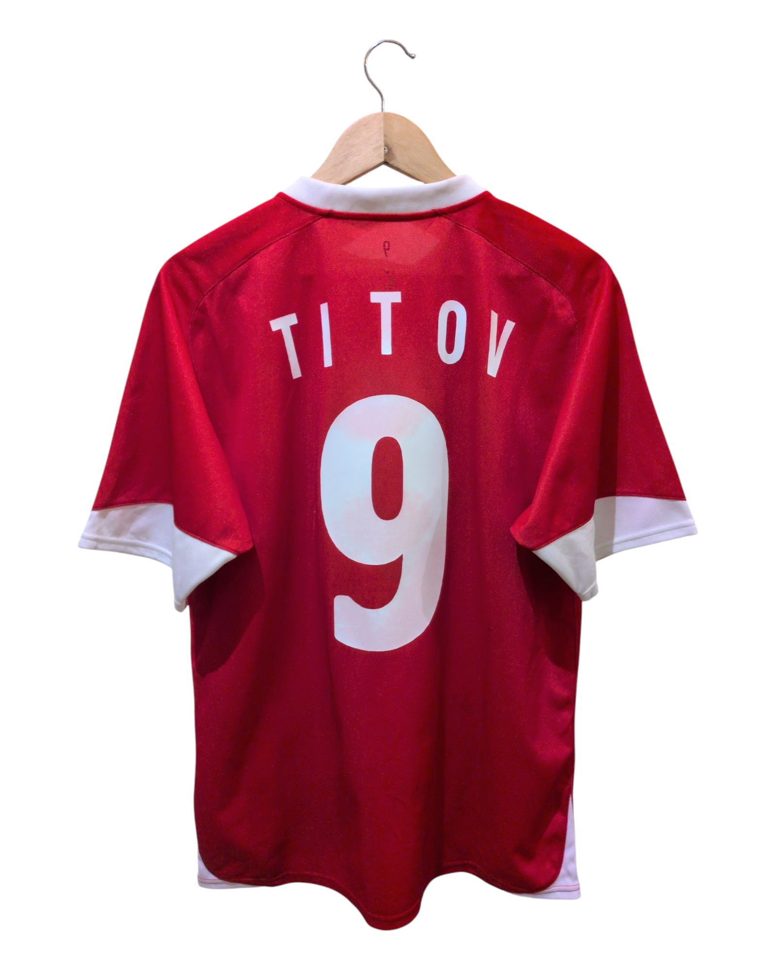 2006-07 Spartak Moscow Nike Home Shirt #9 Titov - (M)