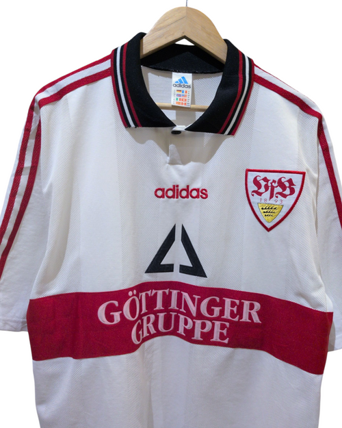 1997-98 Stuttgart Adidas Home Shirt - (XL)