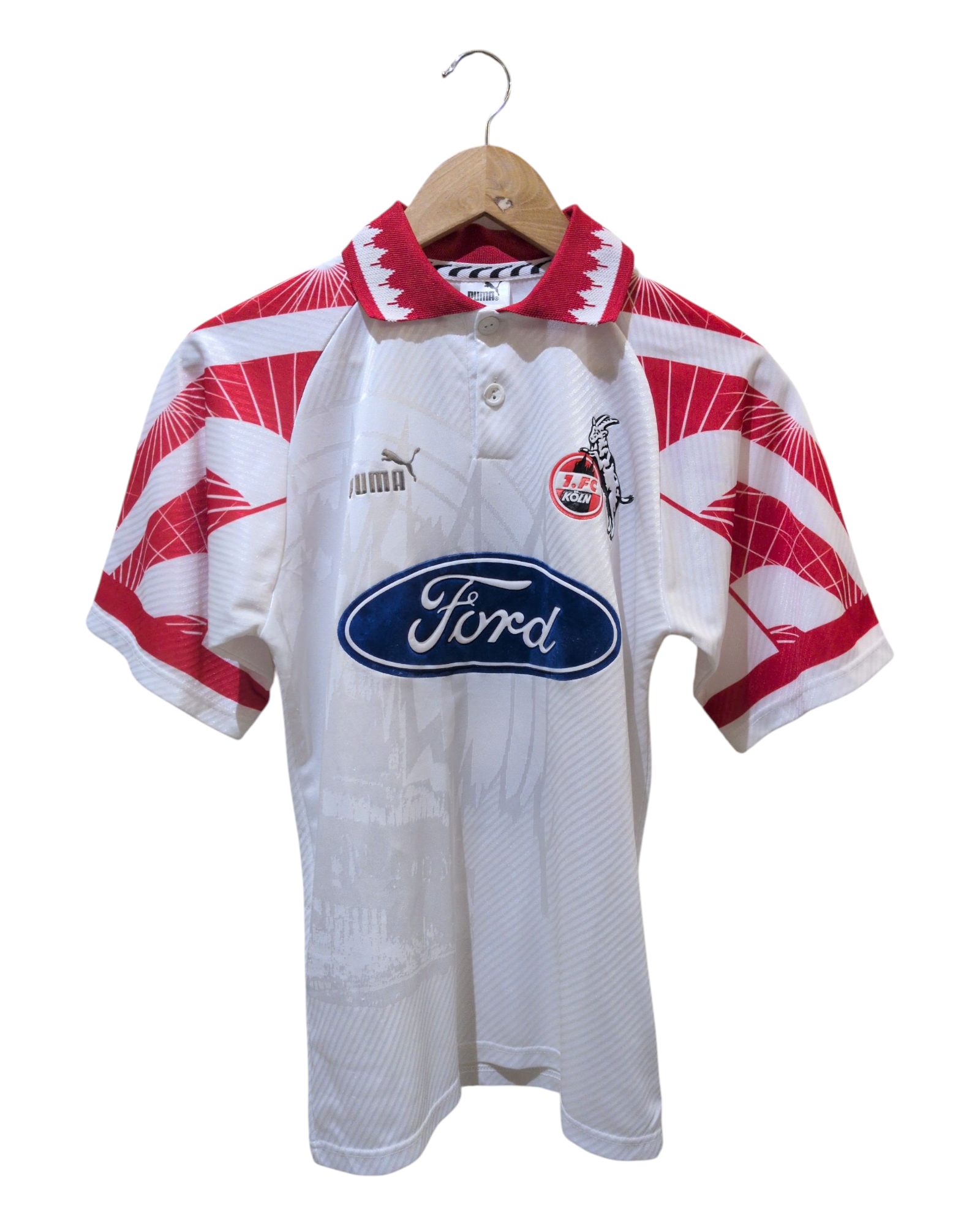 1996-97 FC Koln Puma Home Shirt #9 Polster - (S)
