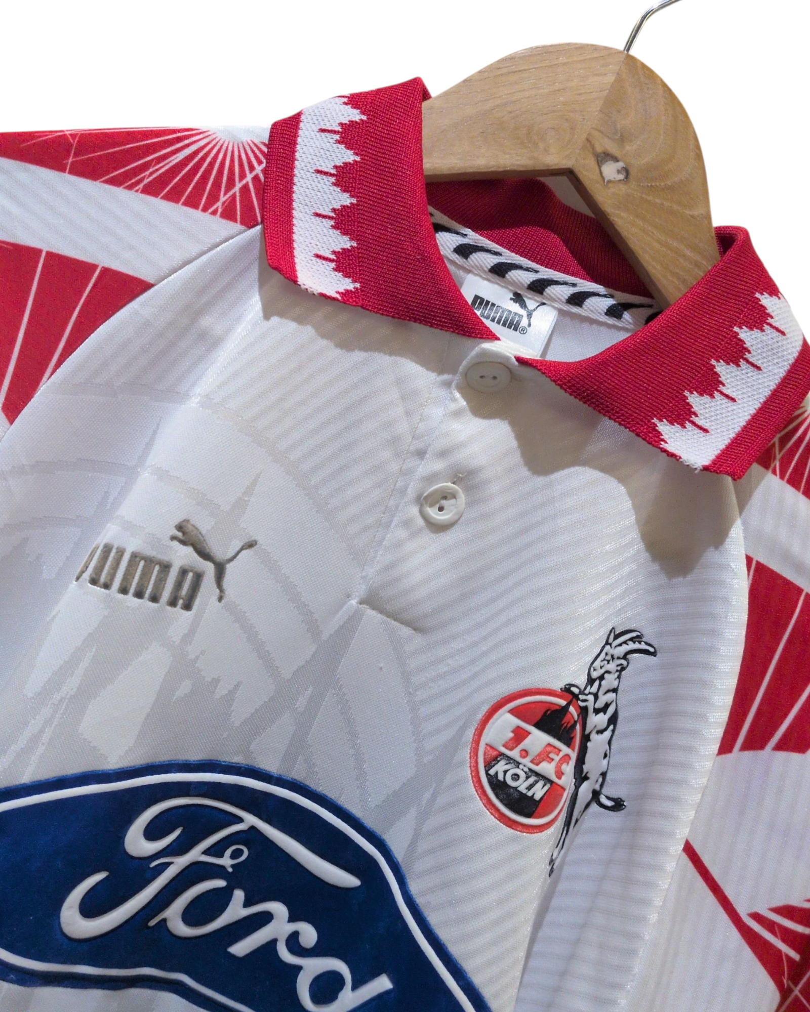 1996-97 FC Koln Puma Home Shirt #9 Polster - (S)