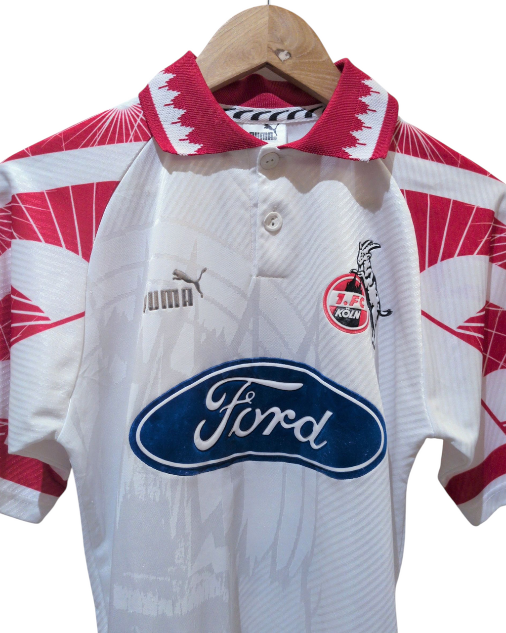 1996-97 FC Koln Puma Home Shirt #9 Polster - (S)