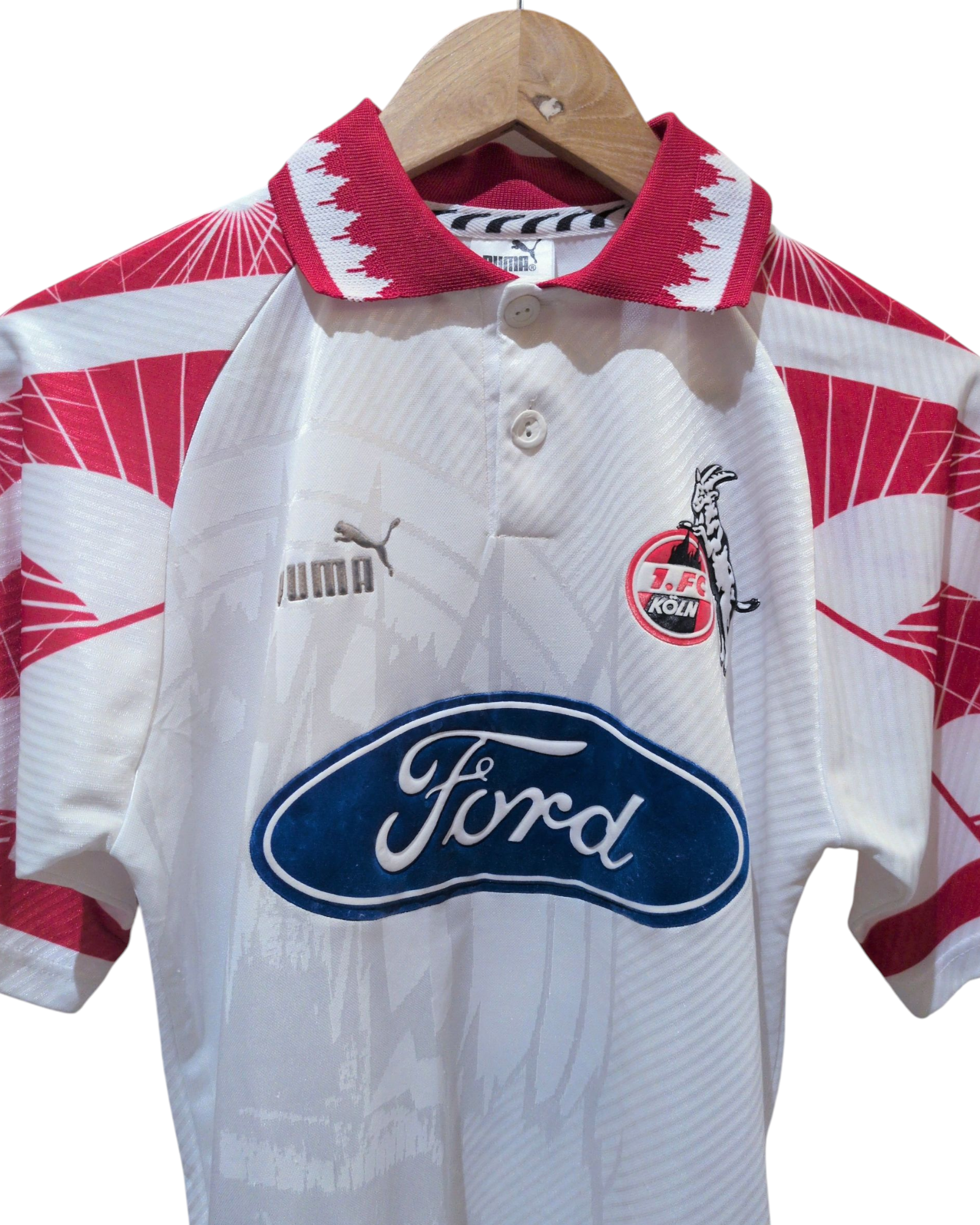 1996-97 FC Koln Puma Home Shirt #9 Polster - (S)