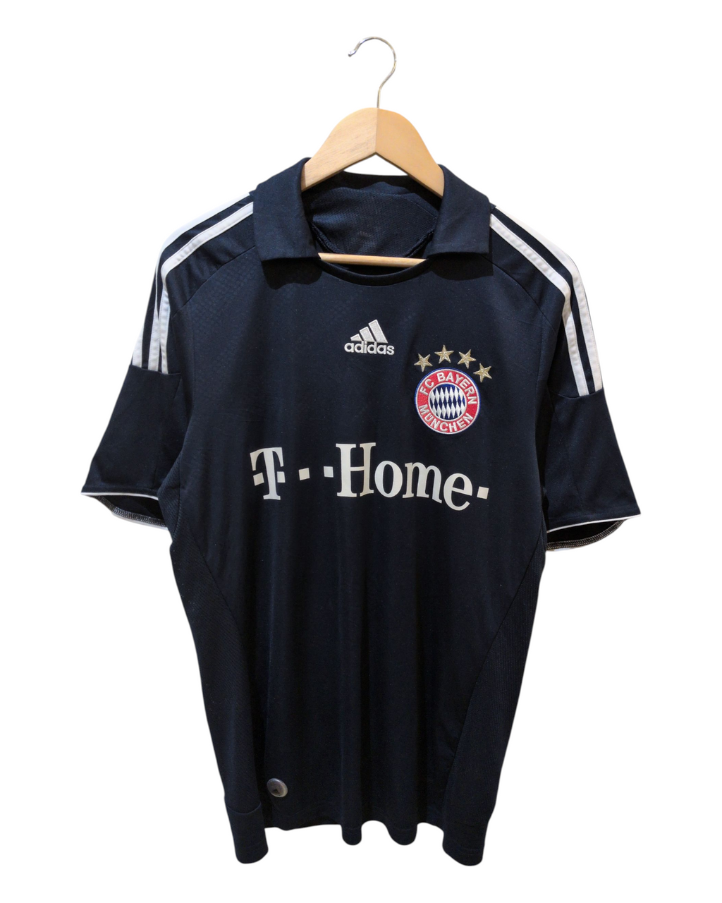 2008-09 Bayern Munich Adidas Away Shirt #9 Toni - (L)