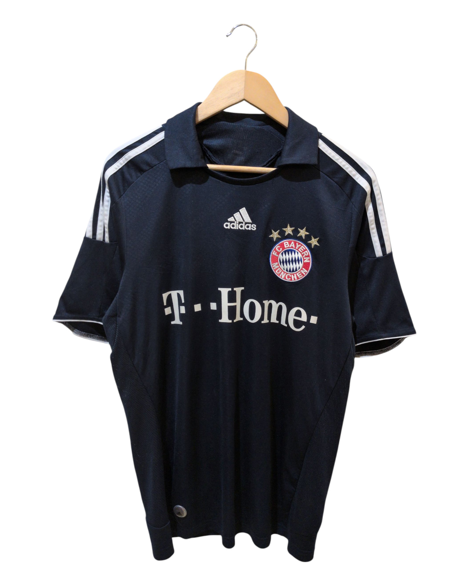 2008-09 Bayern Munich Adidas Away Shirt #9 Toni - (L)