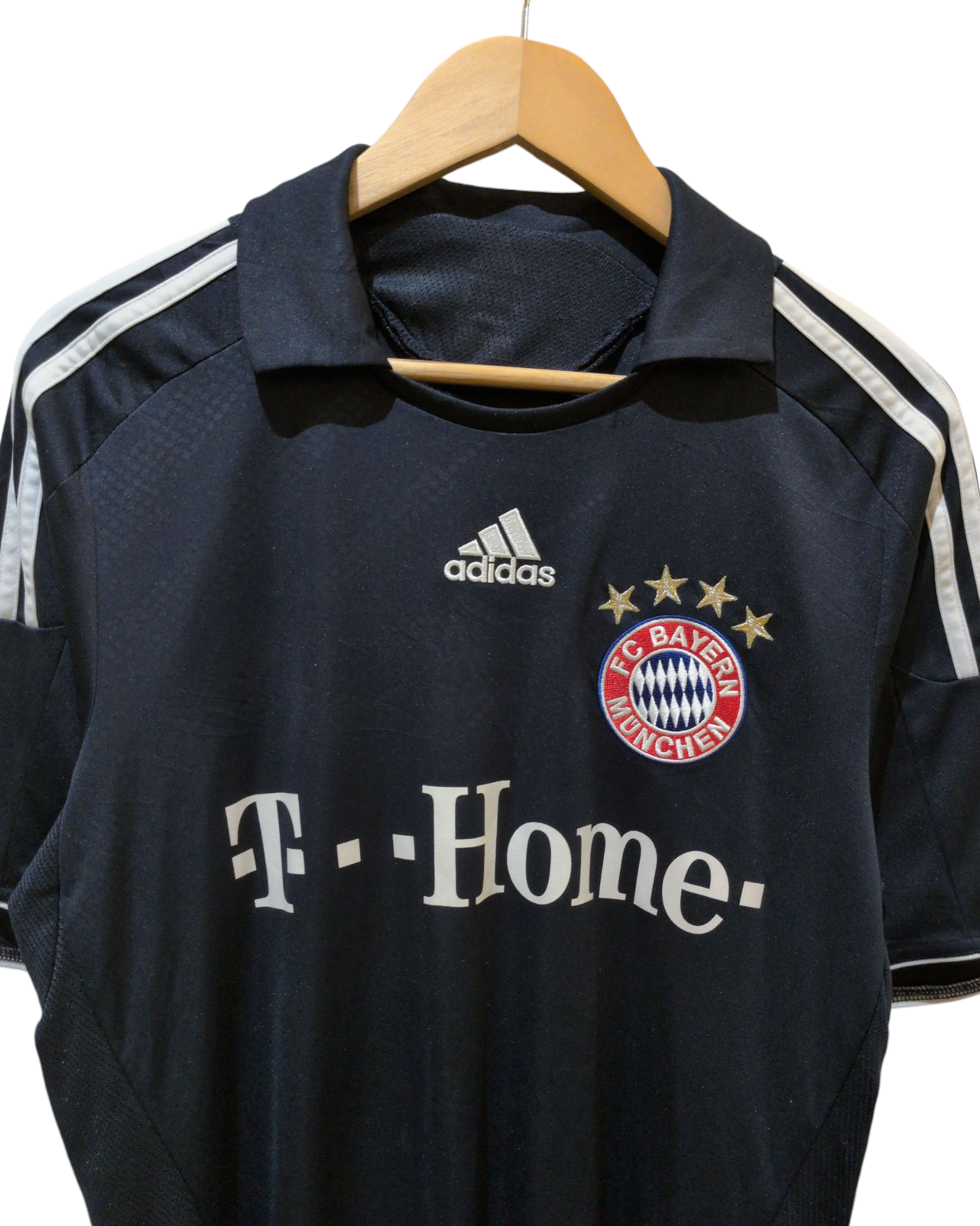 2008-09 Bayern Munich Adidas Away Shirt #9 Toni - (L)