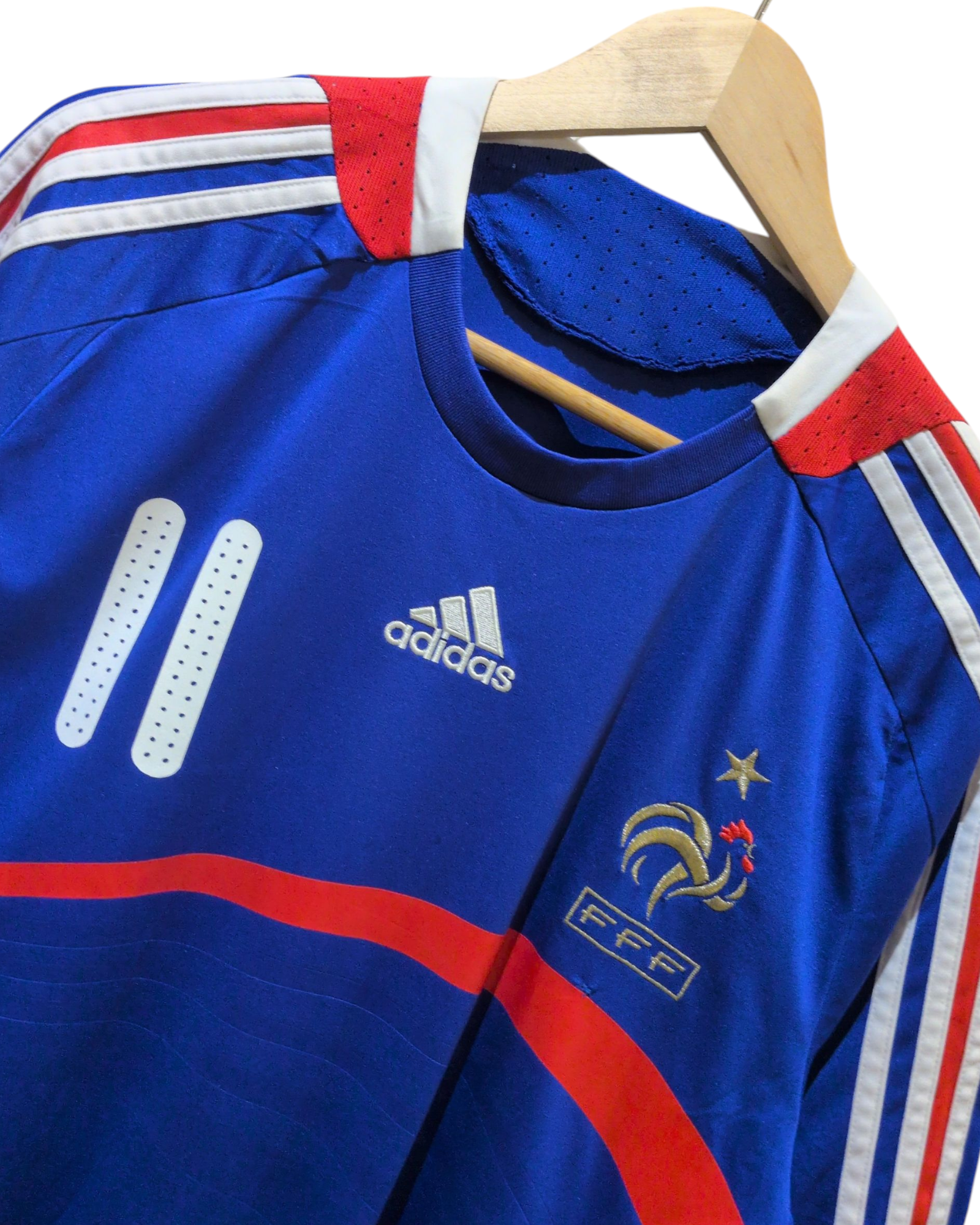 2007-08 France Adidas Home Shirt #11 Nasri - (L)