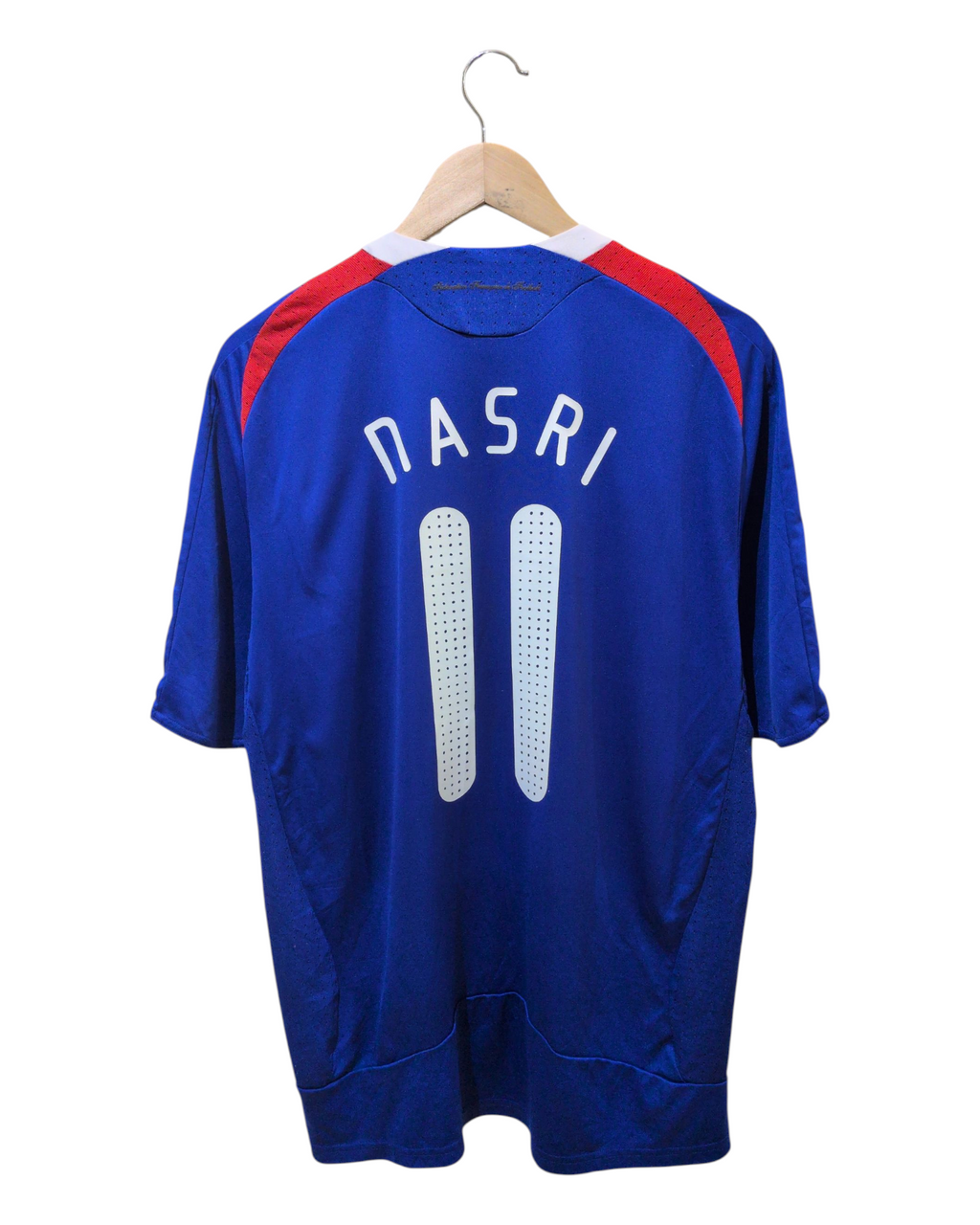 2007-08 France Adidas Home Shirt #11 Nasri - (L)