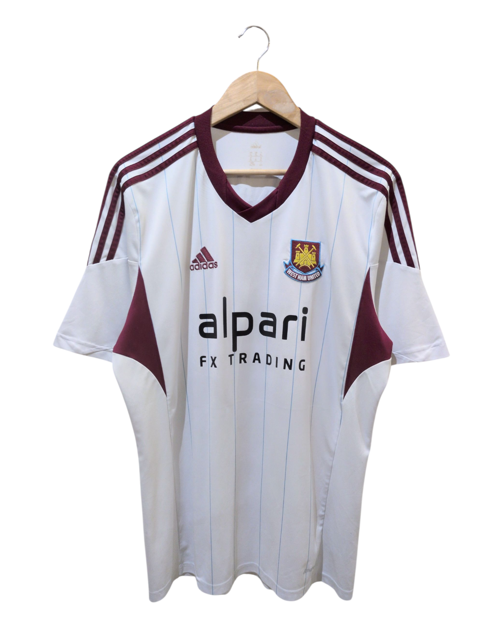 2013-14 West Ham Adidas Away Shirt #9 Carroll - (XL)