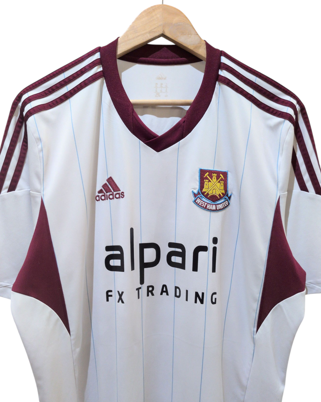 2013-14 West Ham Adidas Away Shirt #9 Carroll - (XL)
