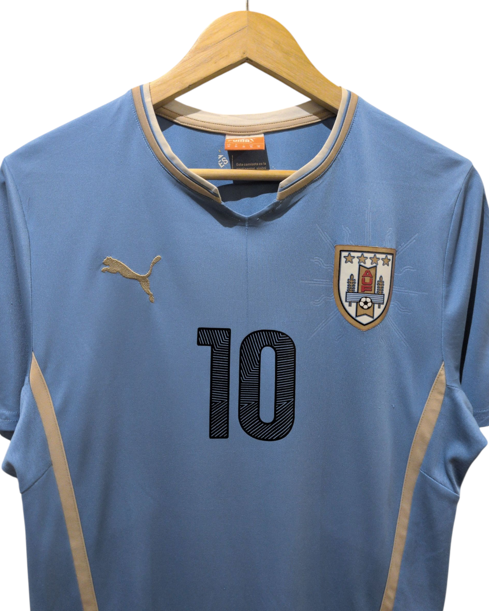 2014-15 Uruguay Puma Home Shirt #10 D.Forlan - (M)
