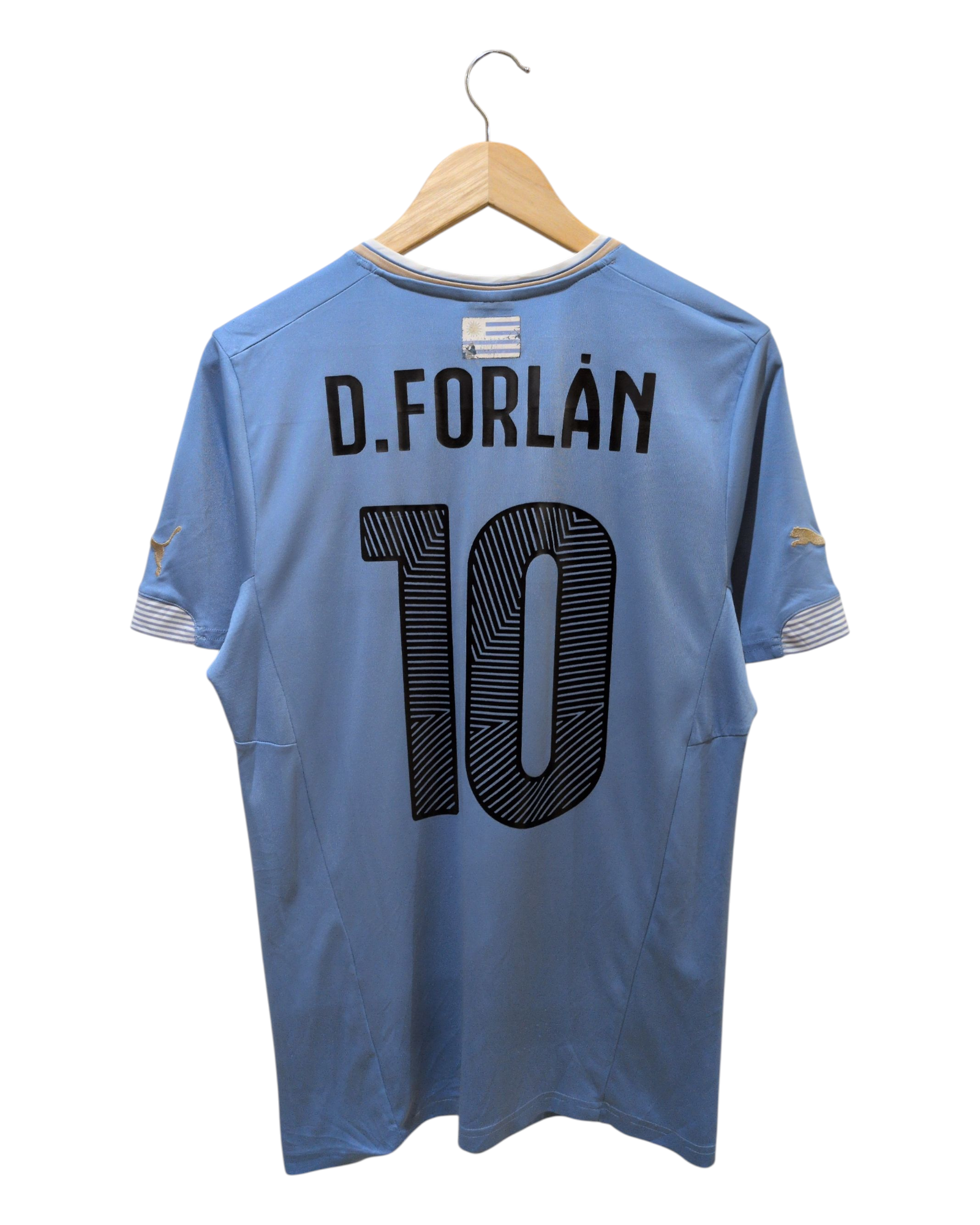 2014-15 Uruguay Puma Home Shirt #10 D.Forlan - (M)