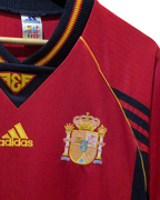 1998-99 Spain Adidas Home Shirt #10 Raul - (L)
