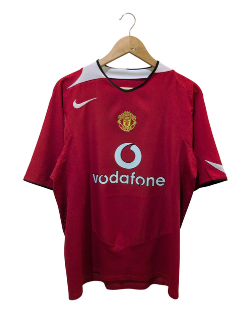 2004-06 Manchester United Nike Home Shirt #7 Ronaldo - (L)