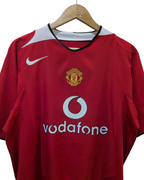 2004-06 Manchester United Nike Home Shirt #7 Ronaldo - (L)
