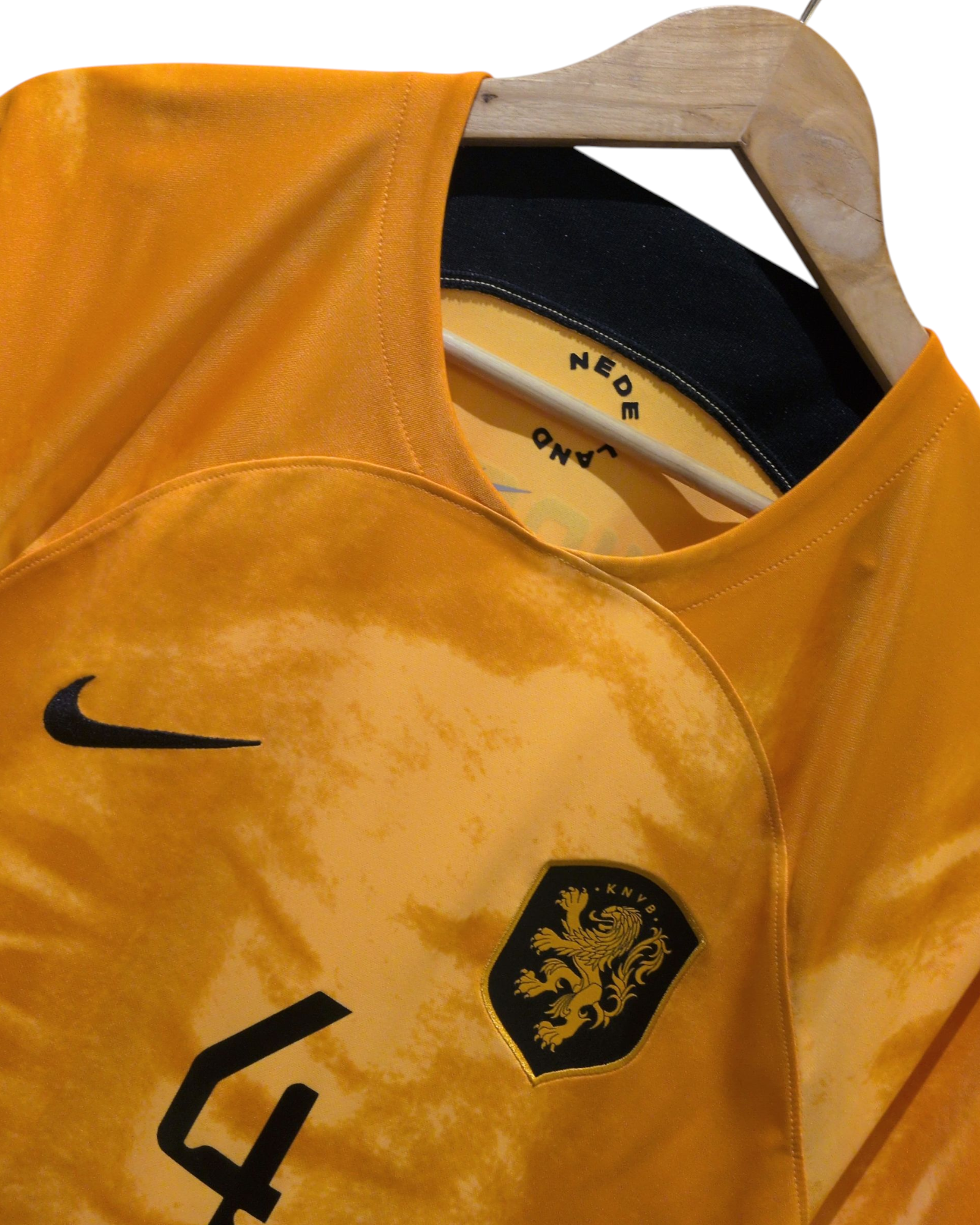 2022-23 Netherlands Nike Home Shirt #4 Virgil - (L)